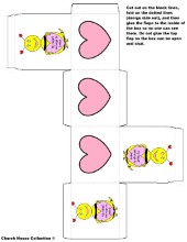 My heart belongs to Jesus Valentine Bee Box Template